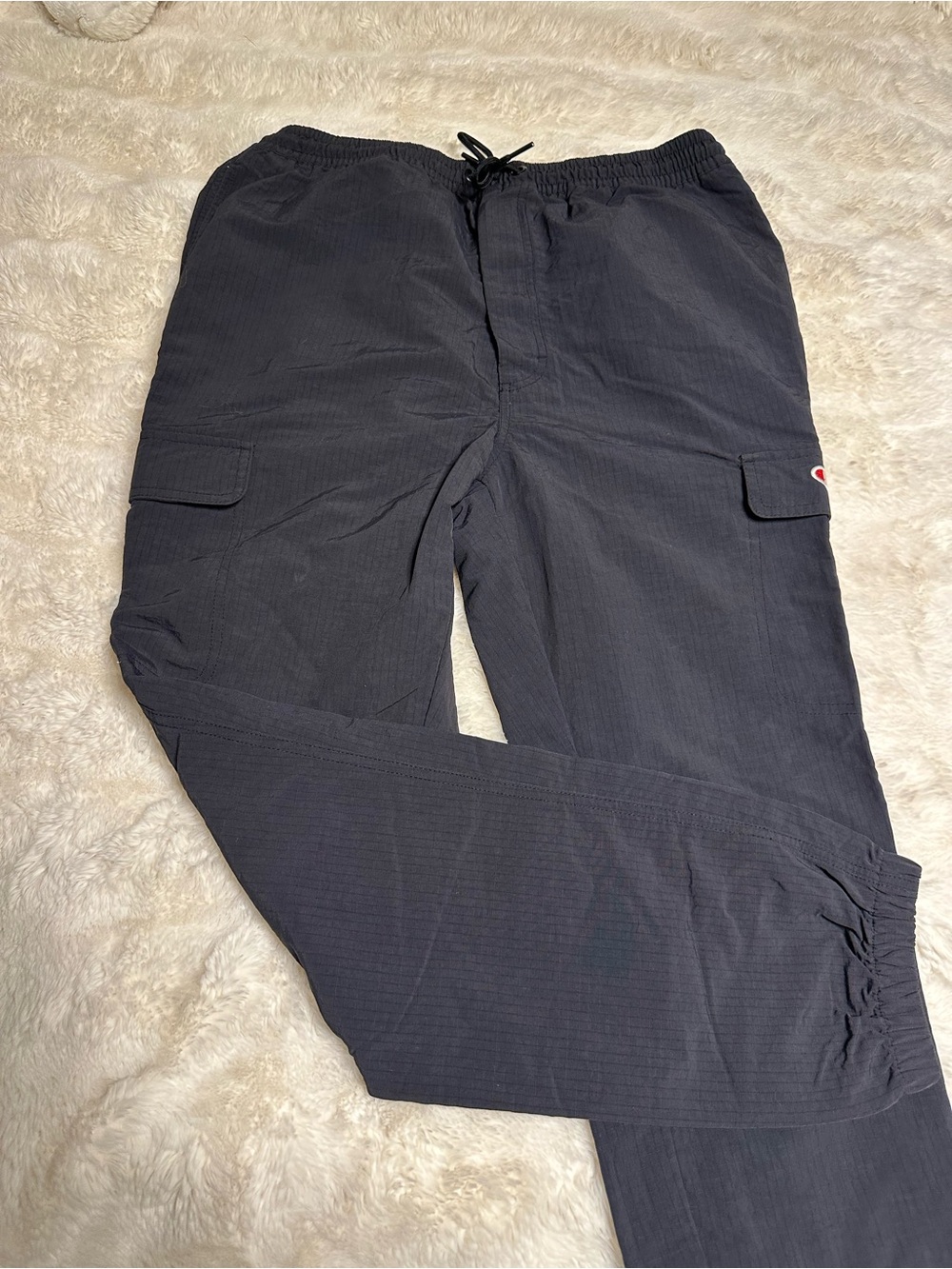 Champion Men's Cargo Pants - Charcoal Black